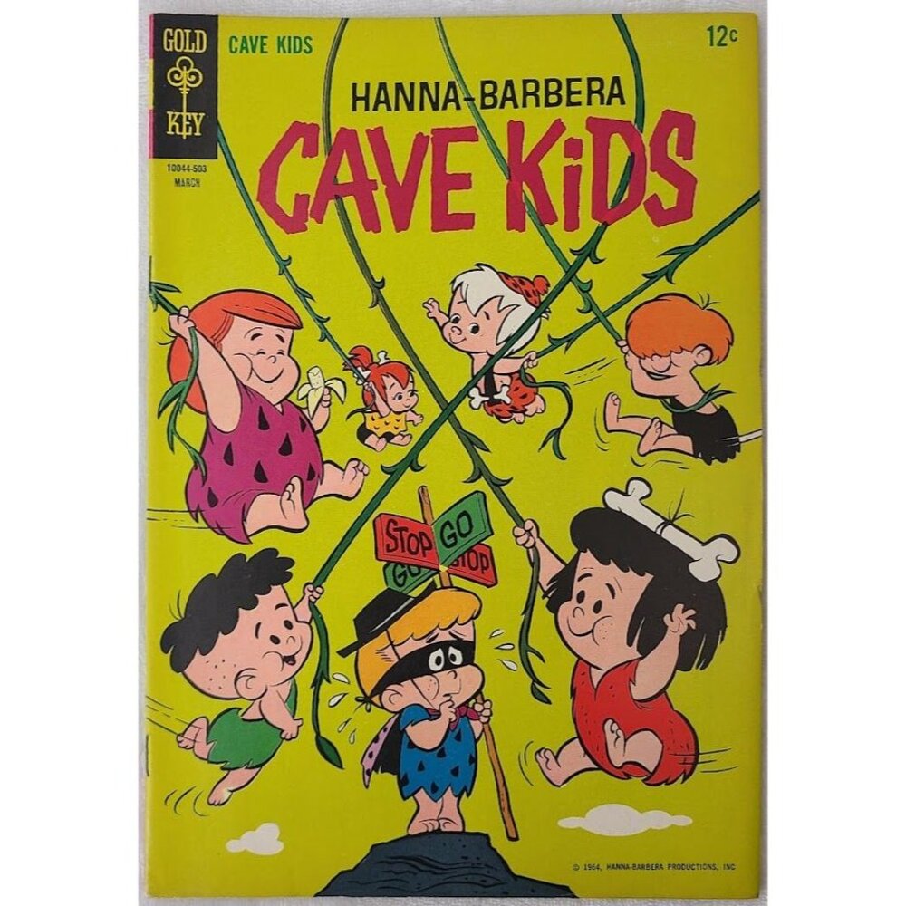 Cave Kids 8 Gold Key 1965 5.5 FN- Flintstones Pebbles Bam-Bam